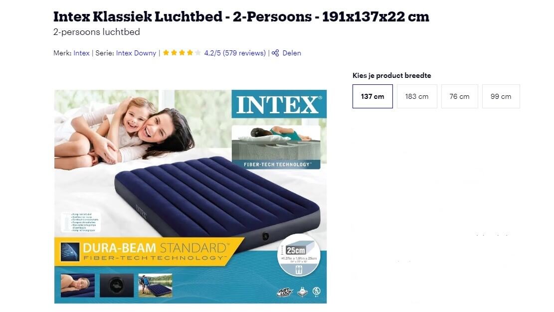 Review - Intex Plush (Incl. & Action Luchtbedden)
